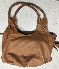 Genuine Italian Caramel Leather Hand Bag