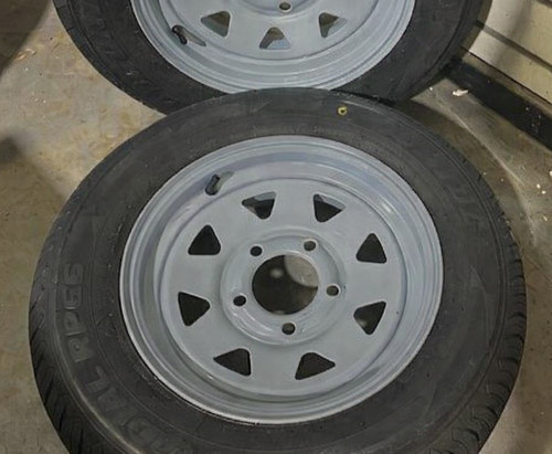 New trailer wheel tyre - , &