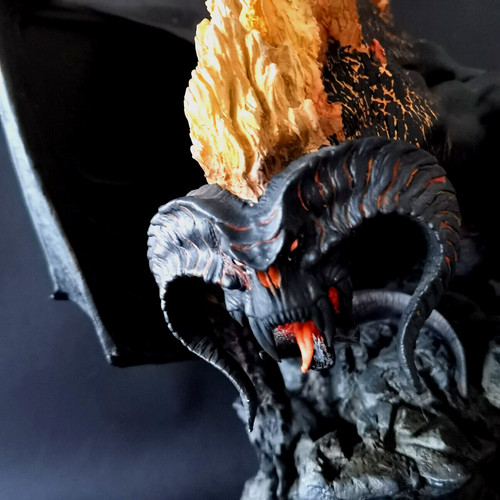 Balrog flame udun statue - balrog,