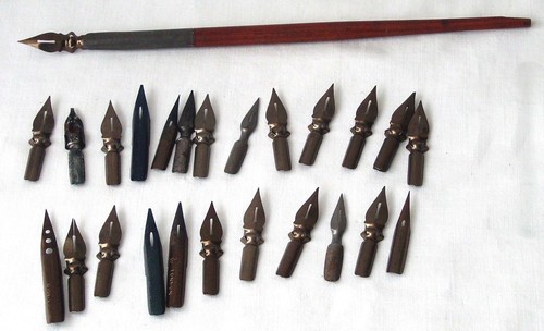 Dipping pen with nibs - pen,