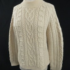 Toasty Hand Knit Aran Cream