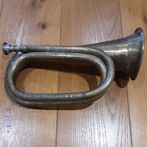 Brass army type bugle - type,