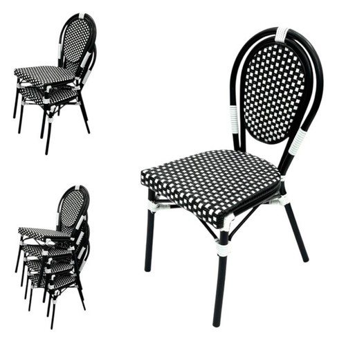 Black paris chairs - black,