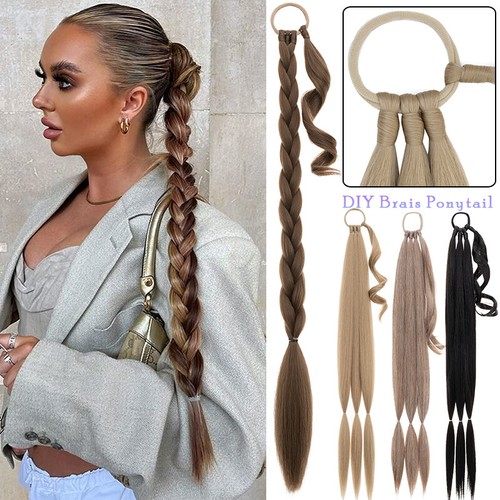 Real thick wrap - real, ponytail