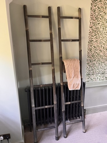 Vintage 200cms bamboo ladder - vintage,