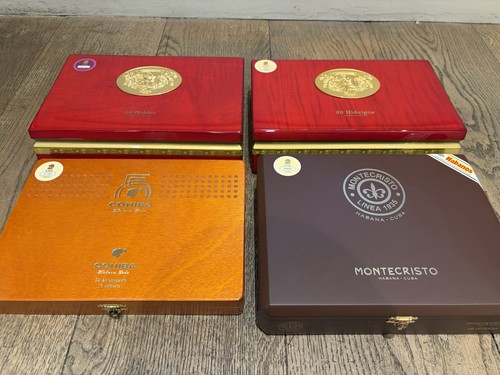 Empty cigar boxes - cigar,
