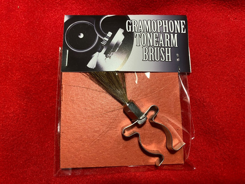 Gramophone tonearm dust brush - dust,