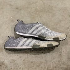 Adidas Shoes Womens 7.5 Ballerina Primeknit Cleats Golf Sneaker F33321 Gray Low