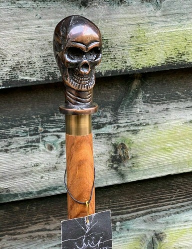 Designer skull head handle - skull,