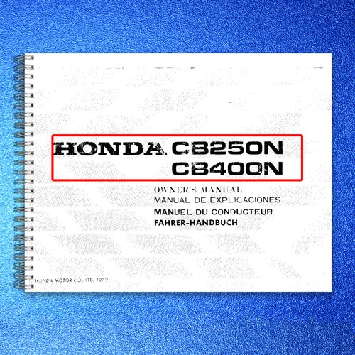 Honda cb250n cb400n - honda, owners