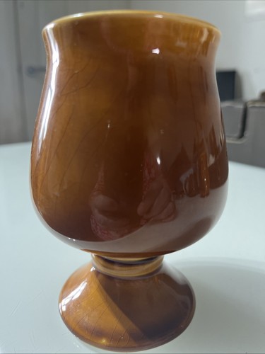 Prinknash abbey pottery goblet - prinknash,