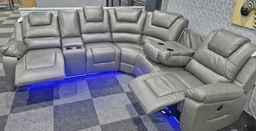 Oxford grey electric recliner - oxford,