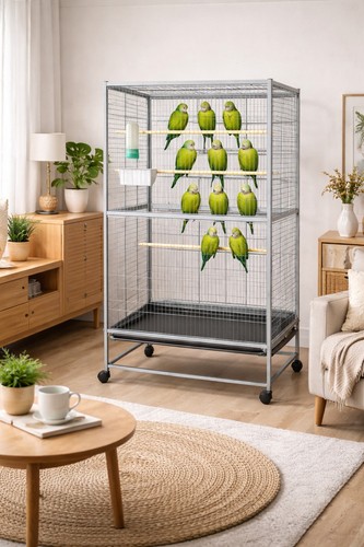 Inch steel standing cage - standing,