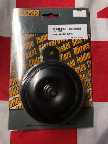Universal 12v horn black - 12v,