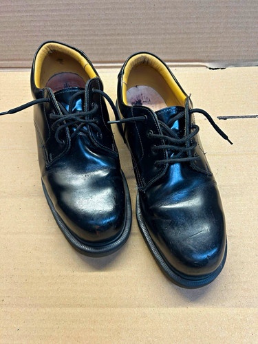 Solovair black leather - black, lace-up