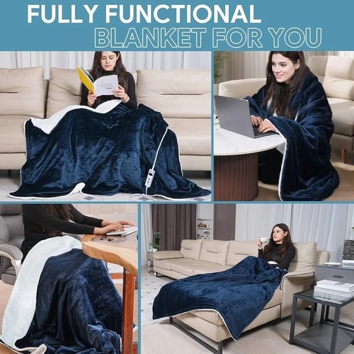 Electric heated throw blanket - electric,