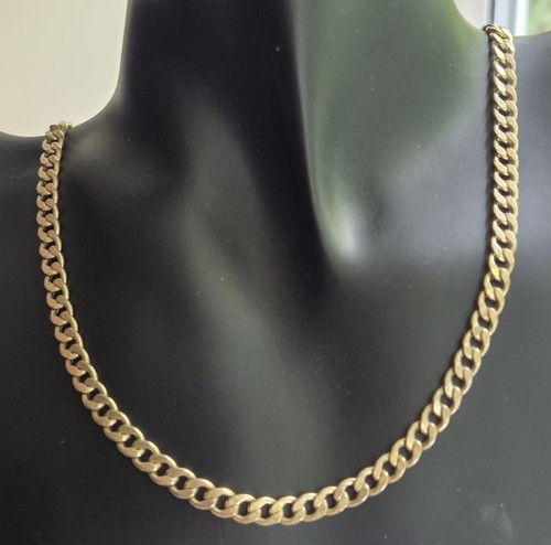 Gold chain curb - 9,