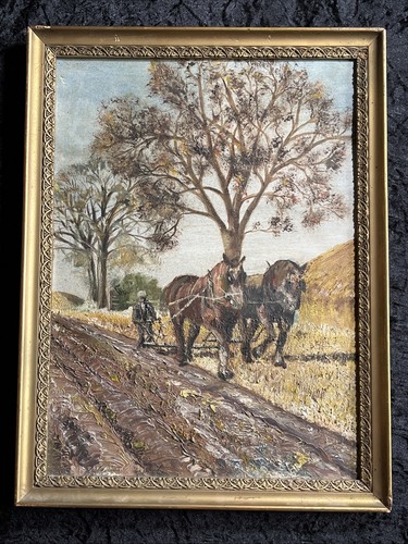 Vintage textured paintings - paintings, a