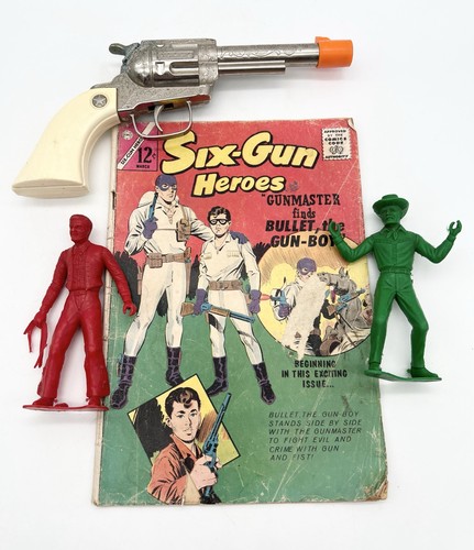 Vintage cowboy toy lot - vintage, cap