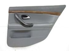 Right Rear Door Panel Gray Leather Walnut Decor Fits For SAAB