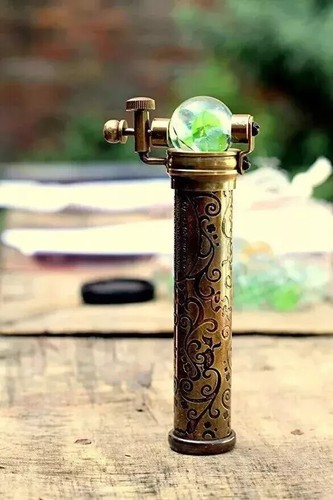 Antiqued brass kaleidoscope - antiqued,