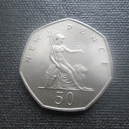 1969 britannia 50p fifty - 50p,