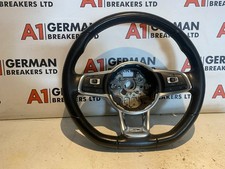 VW TIGUAN TOURAN PASSAT GOLF STEERING WHEEL PADDLE SHIFT FLAT BOTTOM 5G0419091JG