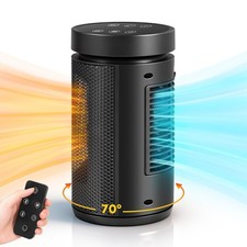 2000W Space Heater Portable PTC Heaters Indoor Room Heater Thermostat Remote 70°