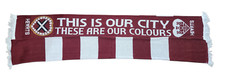 HEART OF MIDLOTHIAN FC SCARF THIS IS OUR CITY