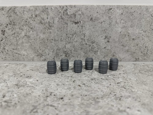 Corgi grey beer barrels - grey,