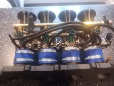 zetec 40mm Throttle Bodies Mounted On 3d Printed Inlet Manifold