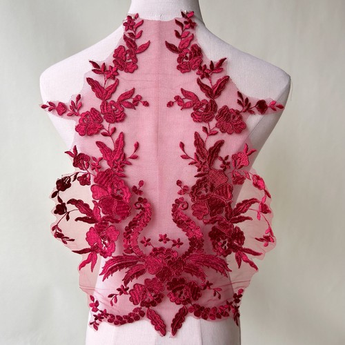 Embrodery floral lace applique - embrodery,