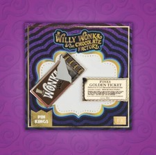 2 X Willy Wonka Golden Ticket