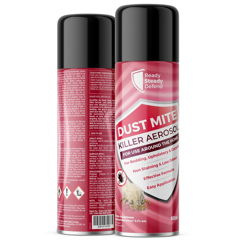 Dust mite killer aerosol - mite,
