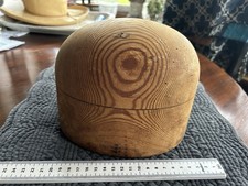 Antique Vintage Wooden Hat