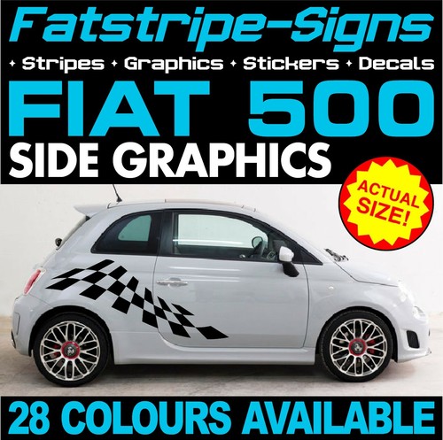 Fits fiat 500 graphics - fits,
