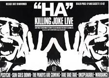 KILLING JOKE  POSTER. "HA". A3