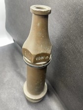 Brass Fire Hose Nozzle 1938 Birmingham World War II Blitz WW2 GR King George VI