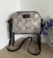 Radley Dukes Place Faux Snake Skin Triple Compartment Shoulder Crossbody Bag