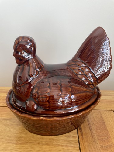 Vintage denmead pottery brown - vintage,