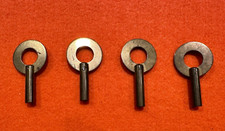 Antique Biedermeier clock key approx. 4.25 x 4.25 mm wall clock regulator clock key