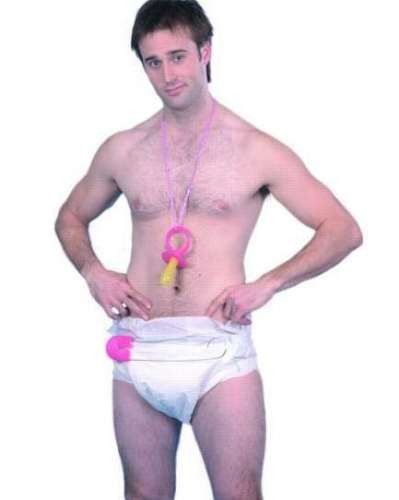 Adult baby fancy - dress, nappy