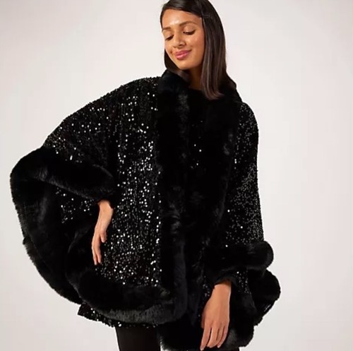 Frank usher sequin cape - usher, with