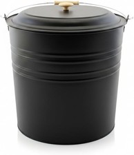 12L Metal Ash Bucket with Lid