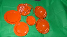 Vintage Guzzini orange picnic