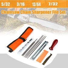 11Pcs Chainsaw Parts Sharpening File Filing Kit Chain Sharpen Saw Files Tool New