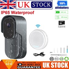 Wireless WiFi Video Doorbell Smart Phone Camera Door Bell Ring Intercom Security