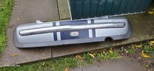 Mini Cooper One R50 Rear Bumper with Stripes Silver Silver Metallic 2001-2006