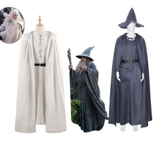 Cosplay The Lord of the Rings The Hobbit Gandalf Costume Halloween Full Set Suit