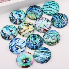10 Underwater Waves Cabochons